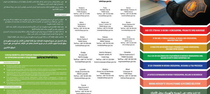 Prijava boravka stranih državljana na teritoriji Bosne i Hercegovine
